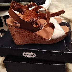 Dr Scholls wedge sandals
